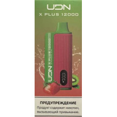 Электронная сигарета UDN X Plus 12000 Клубника Киви
